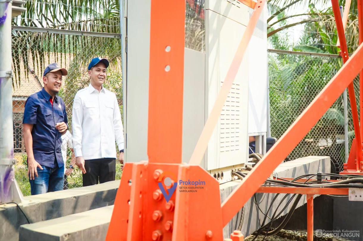 12 Agustus 2026 Meninjau lokasi pembangunan Tower Telkomsel di Desa Seko Besar, Kecamatan Pauh