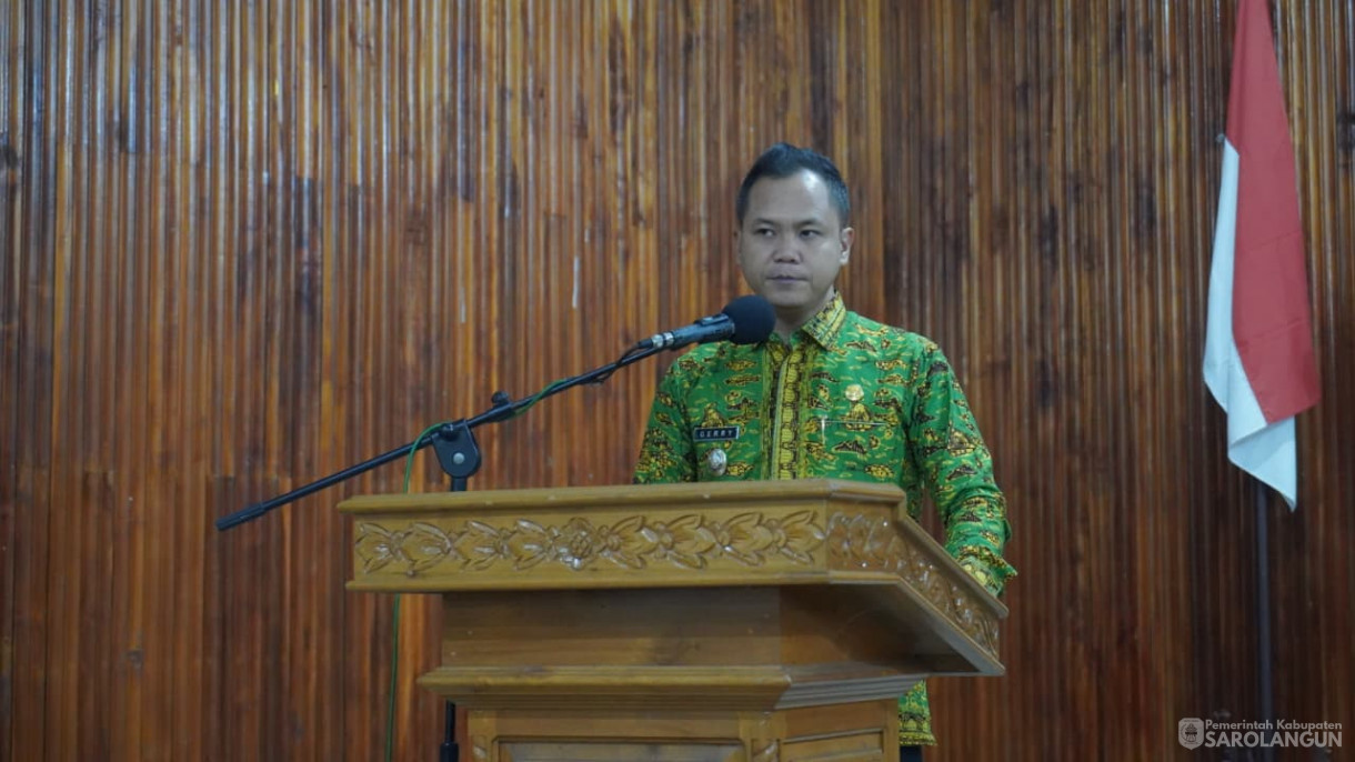 4 September 2025&nbsp; Wakil bupati Sarolangun Membuka Rapat Koordinasi Bimbingan Teknis Pengisian Web Aplikasi Aksi Konvergensi Percepatan Penurunan Stunting Kabupaten Sarolangun Tahun 2025