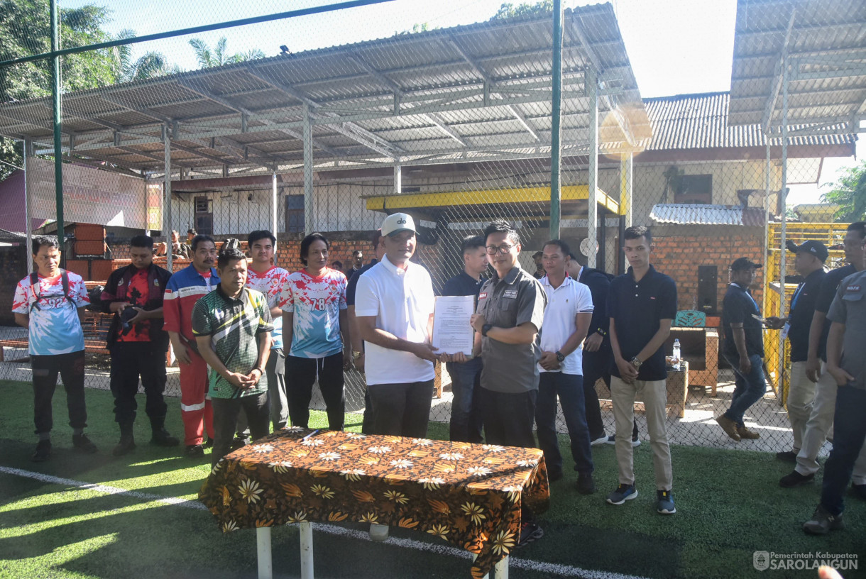 15 Juni 2025 -&nbsp;Pembukaan Turnamen Futsal Tingkat SD seKabupaten Sarolangun