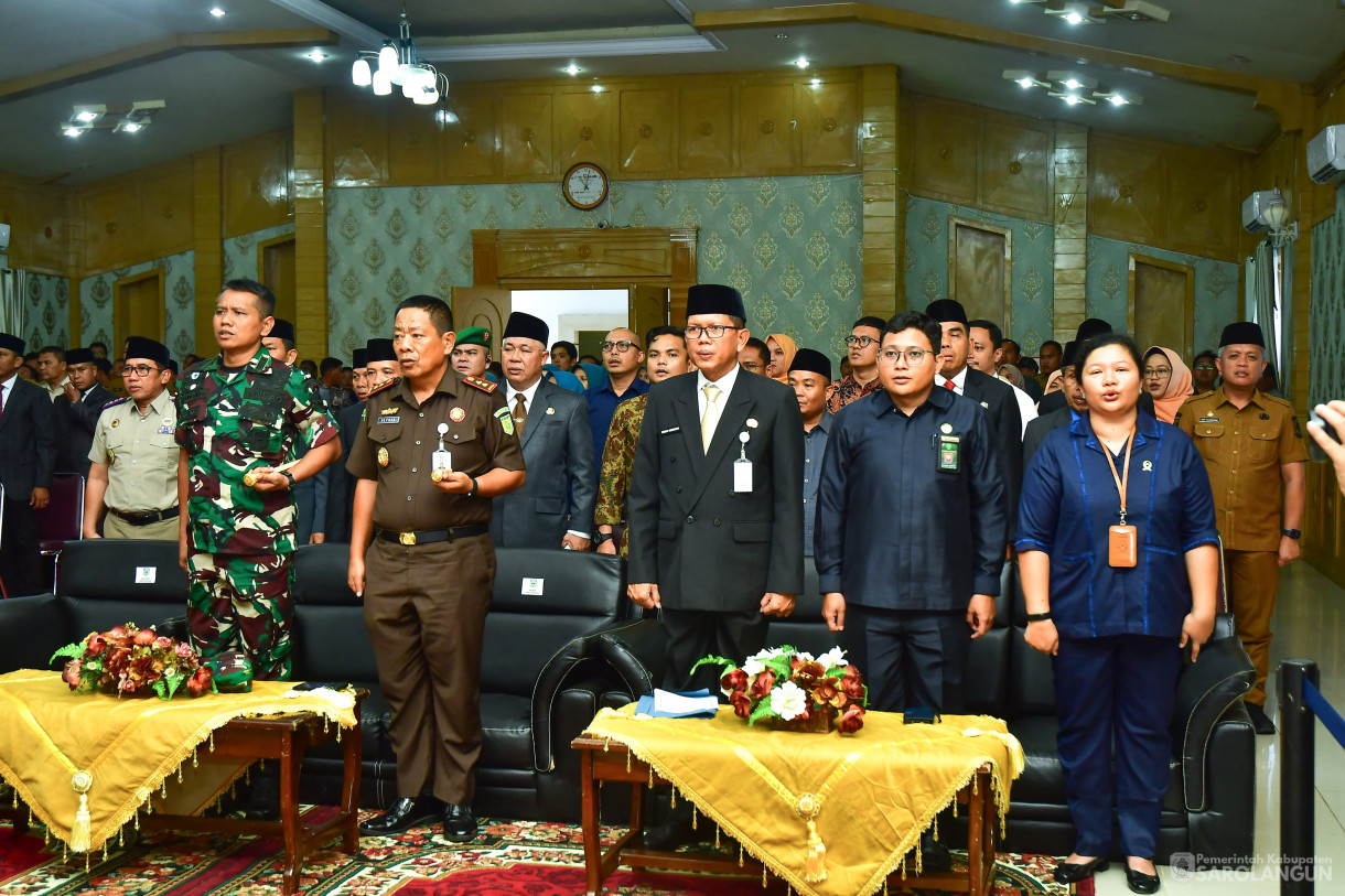 4 Maret 2025 - Serah Terima Jabatan Bupati Sarolangun, Bertempat di Ruang Aula Utama Kantor Bupati Sarolangun&nbsp;