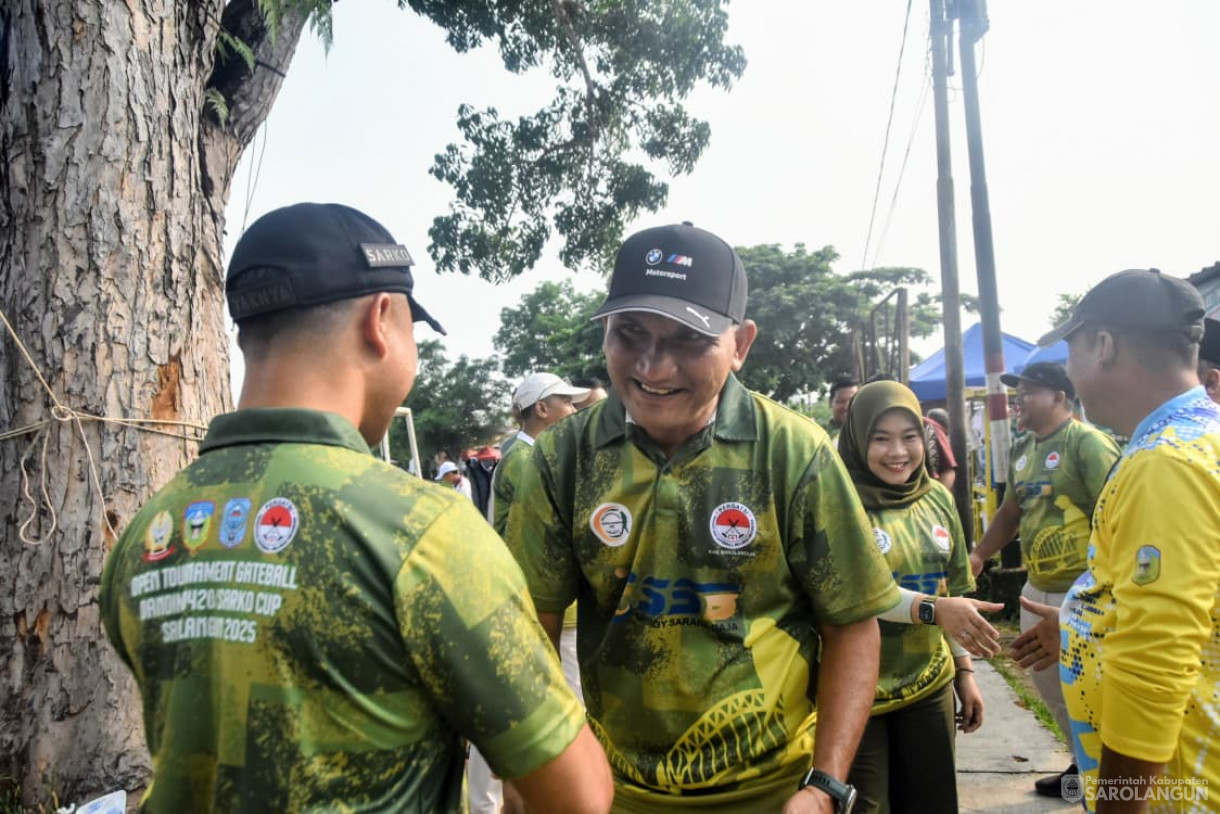 26 September 2025&nbsp; Open Tournament Gateball Dandim 0420 Sarko Sarolangun Tahun 2025 di Laman Basamo