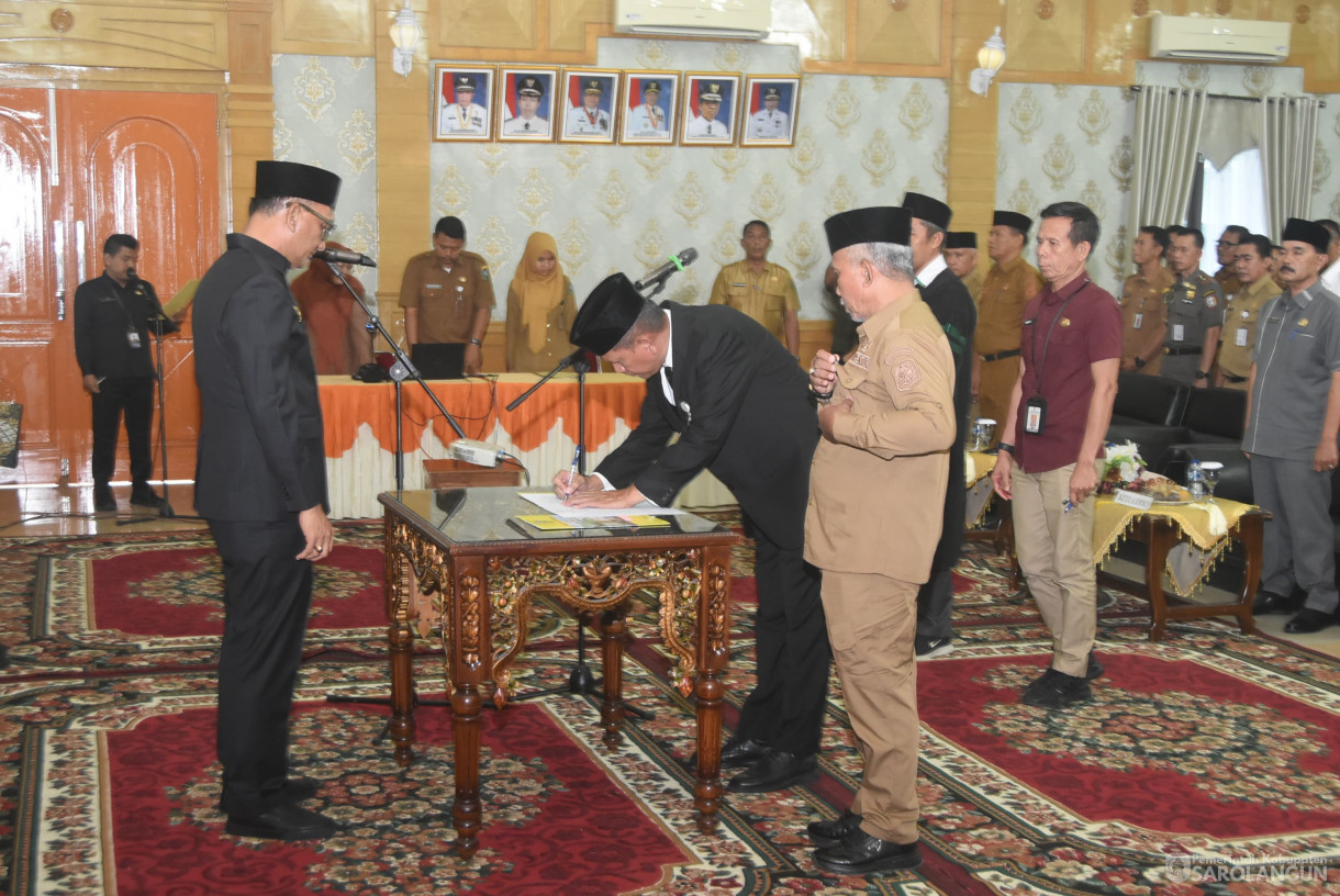29 Juli 2025 - Pelantikan Pj Sekretaris Daerah Sarolangun di Aula Bappeda Sarolangun