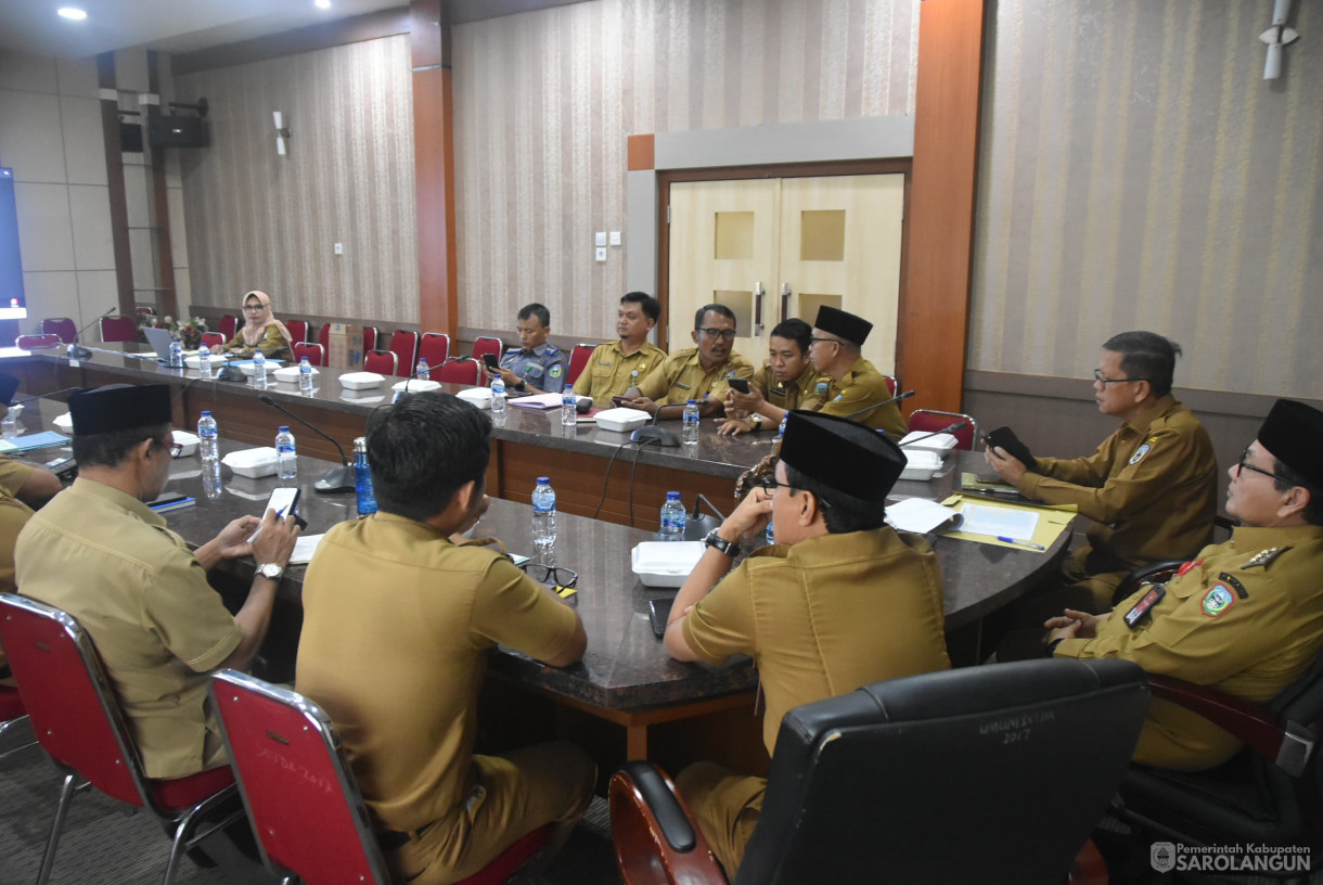 3 September 2024 - Rapat TPID Via Zoom Meeting, Bertempat di Ruang Pola Utama Kantor Bupati Sarolangun