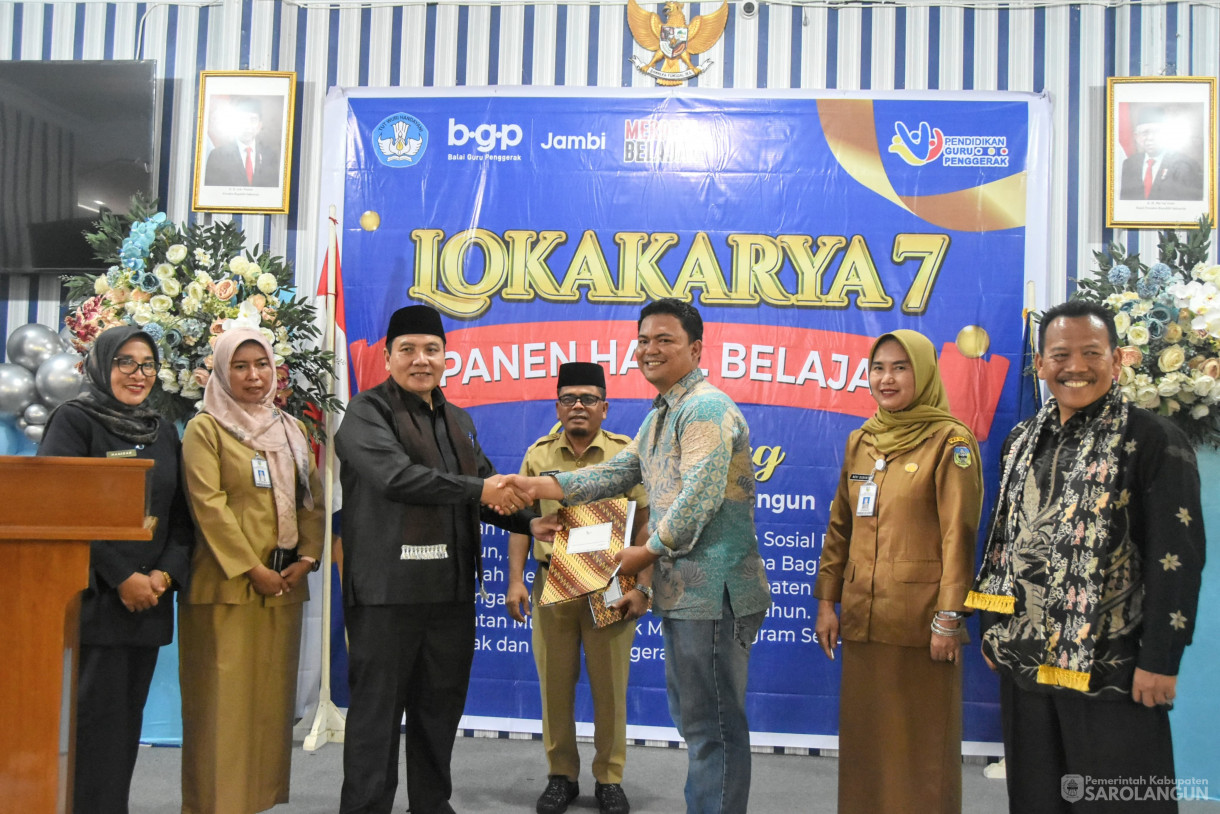 30 April 2024 - Launching Lokakarya 7 Panen Hasil Belajar Di Aula Dinas Pendidikan Sarolangun