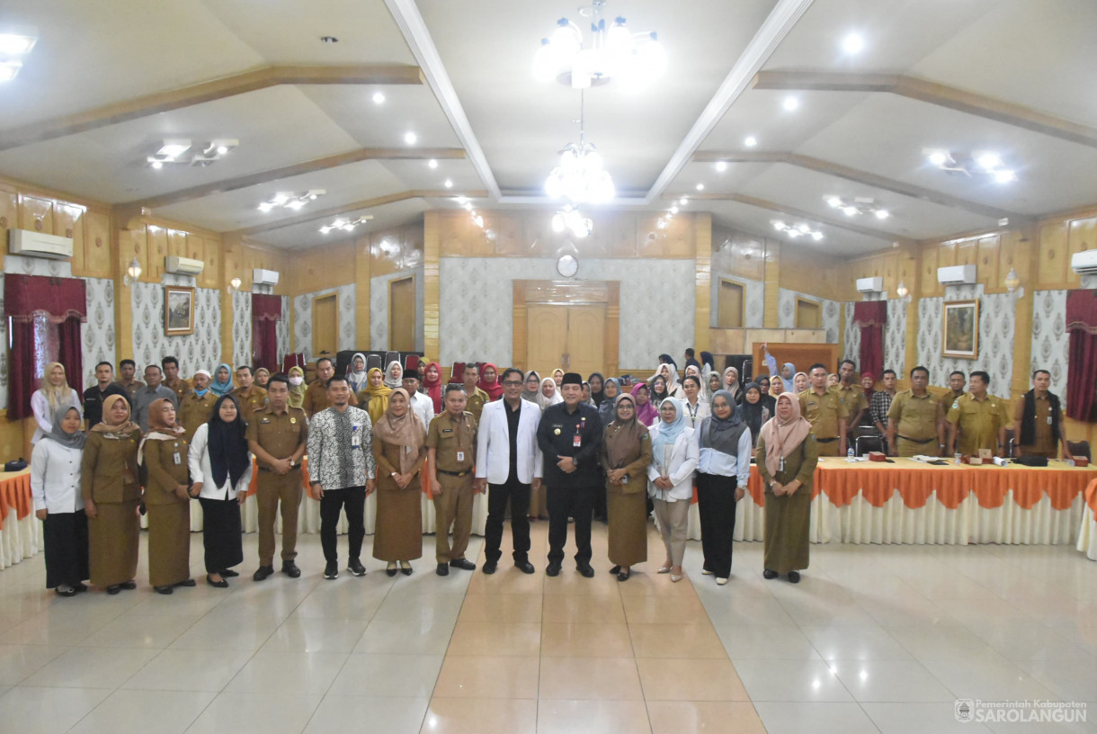 30 Juli 2024 -&nbsp;Diseminasi Audit Kasus Stunting Tahap I Tahun 2024, Bertempat di Aula Utama Kantor Bupati Sarolangun