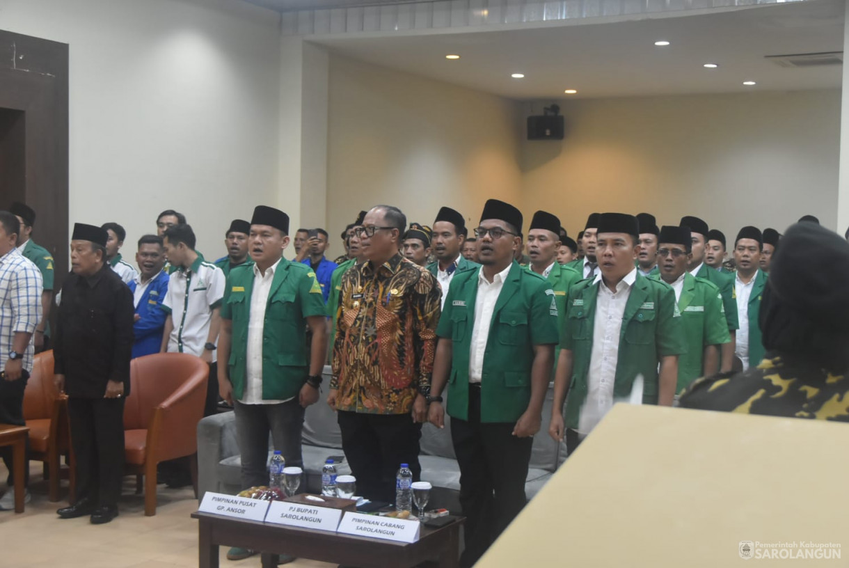 26 Desember 2024 - Pelantikan Pimpinan Cabang Gerakan Pemuda Ansor Kabupaten Sarolangun di Hotel Abadi Sarolangun