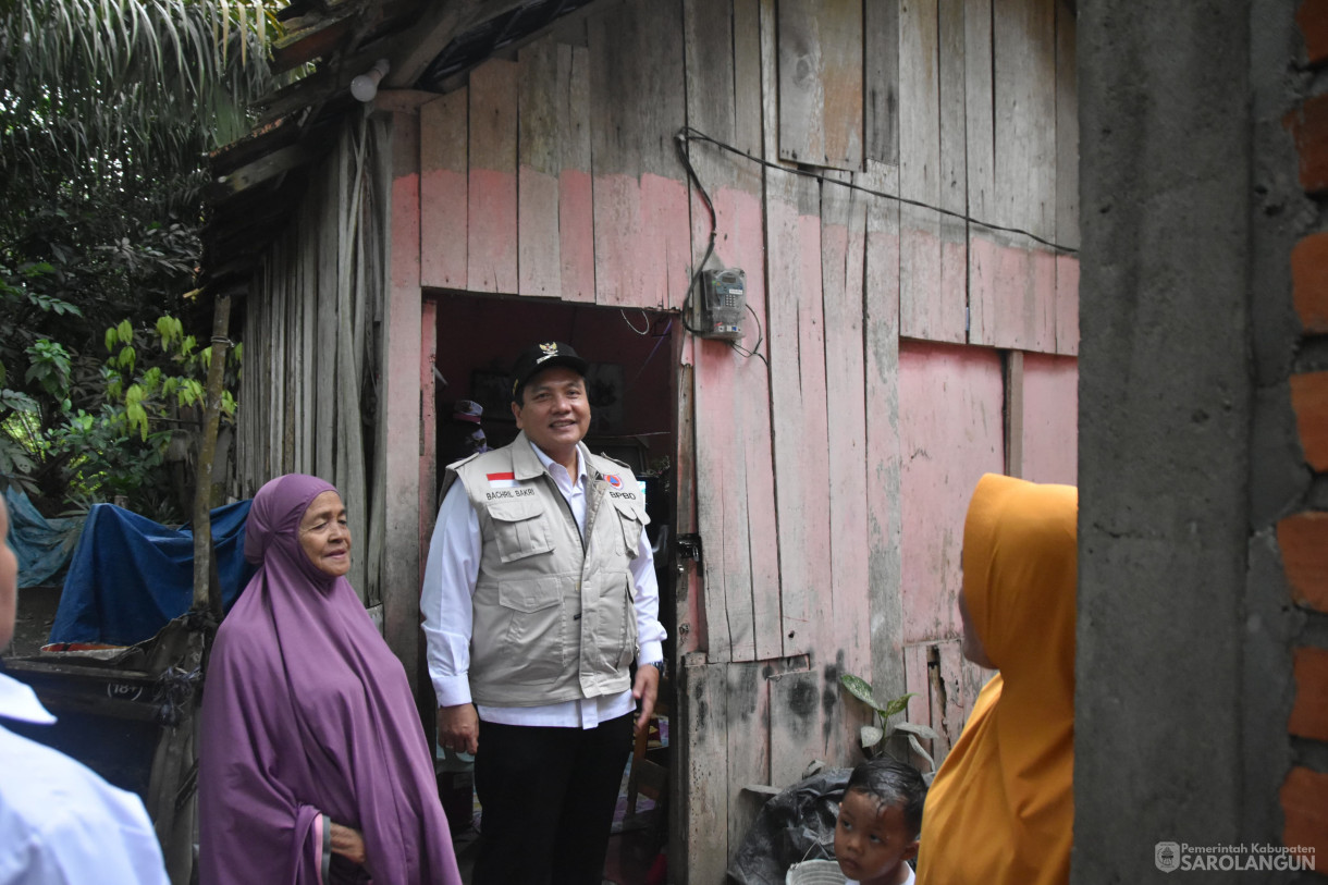 6 Desember 2023 - Meninjau Program Pembangunan Rumah Layak Huni Dalam Rangka Penanganan Kemiskinan Ekstrim Di Desa Sungai Baung Dan Desa Bernai Kecamatan Sarolangun