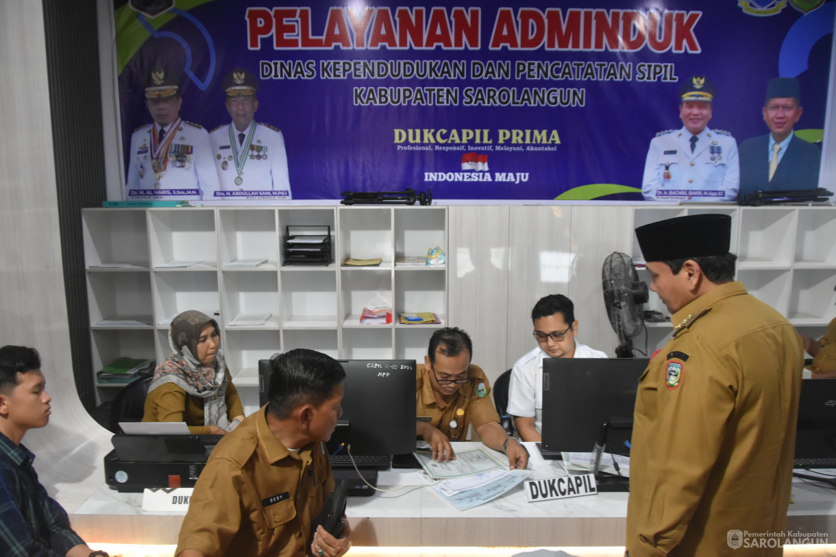 16 April 2024 - Sidak Di Mal Pelayanan Publik Sarolangun