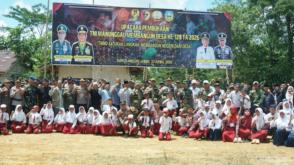 22 April 2026 Upacara Pembukaan Program TNI Manunggal Membangun Desa