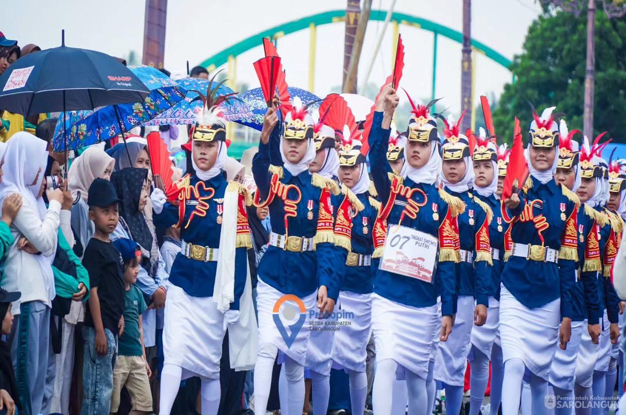 15 Agustus 2026 Lomba Gerak Jalan Memperingati HUT RI Ke 81 di depan Rumah Dinas Bupati Sarolangun