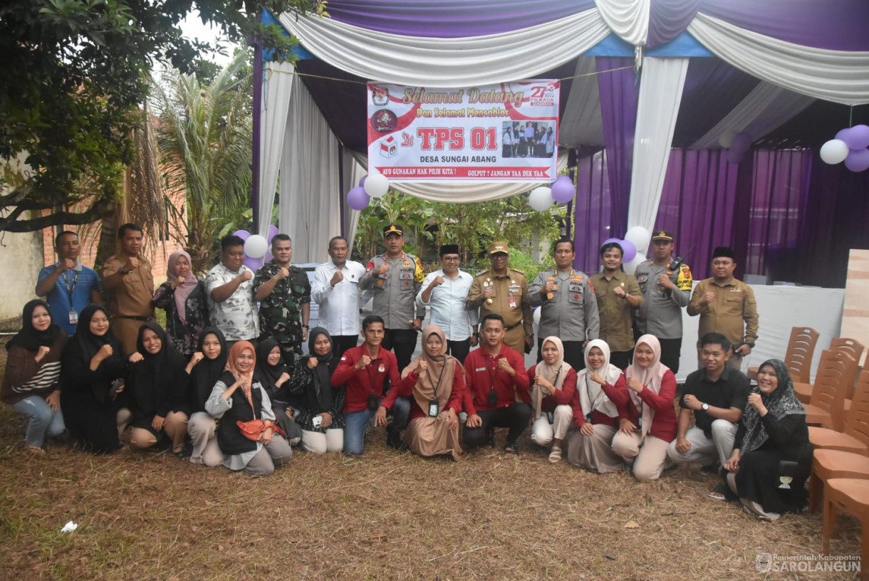 26 November 2024 - Monitoring TPS Bersama Forkopimda dan OPD di Kecamatan Singkut, Pelawan, Dan Sarolangun