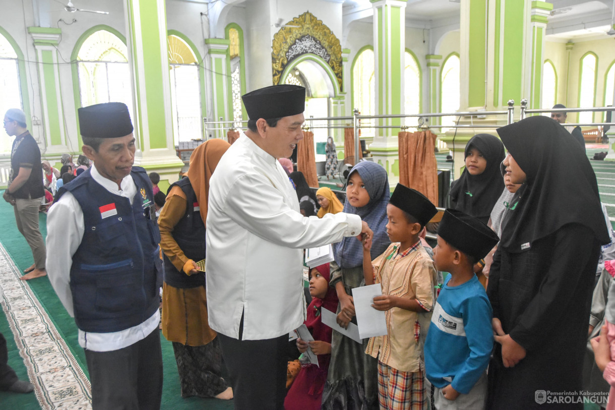 16 Maret 2024 - Grand Opening Gebyar Kampoeng Ramadhan Baznas Microfinance Kabupaten Sarolangun Di Masjid Agung Al Falah Dan Santunan Yatim Piatu Dan Paket Ramadhan Mus