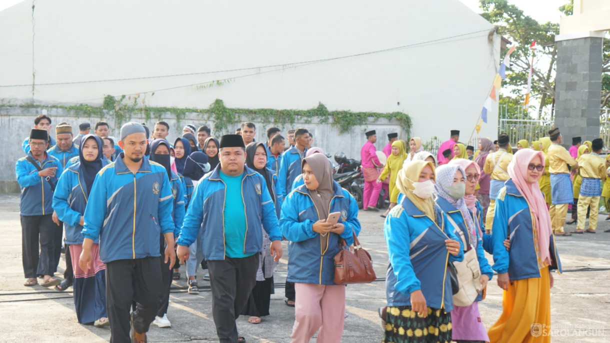 Kafilah MTQ Kabupaten Kerinci Tiba di Kabupaten Sarolangun