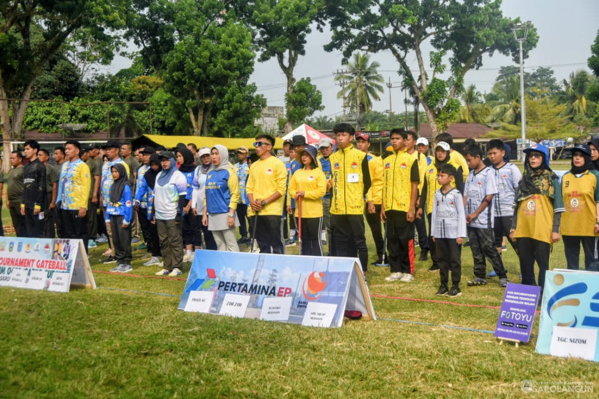 26 September 2025&nbsp; Open Tournament Gateball Dandim 0420 Sarko Sarolangun Tahun 2025 di Laman Basamo
