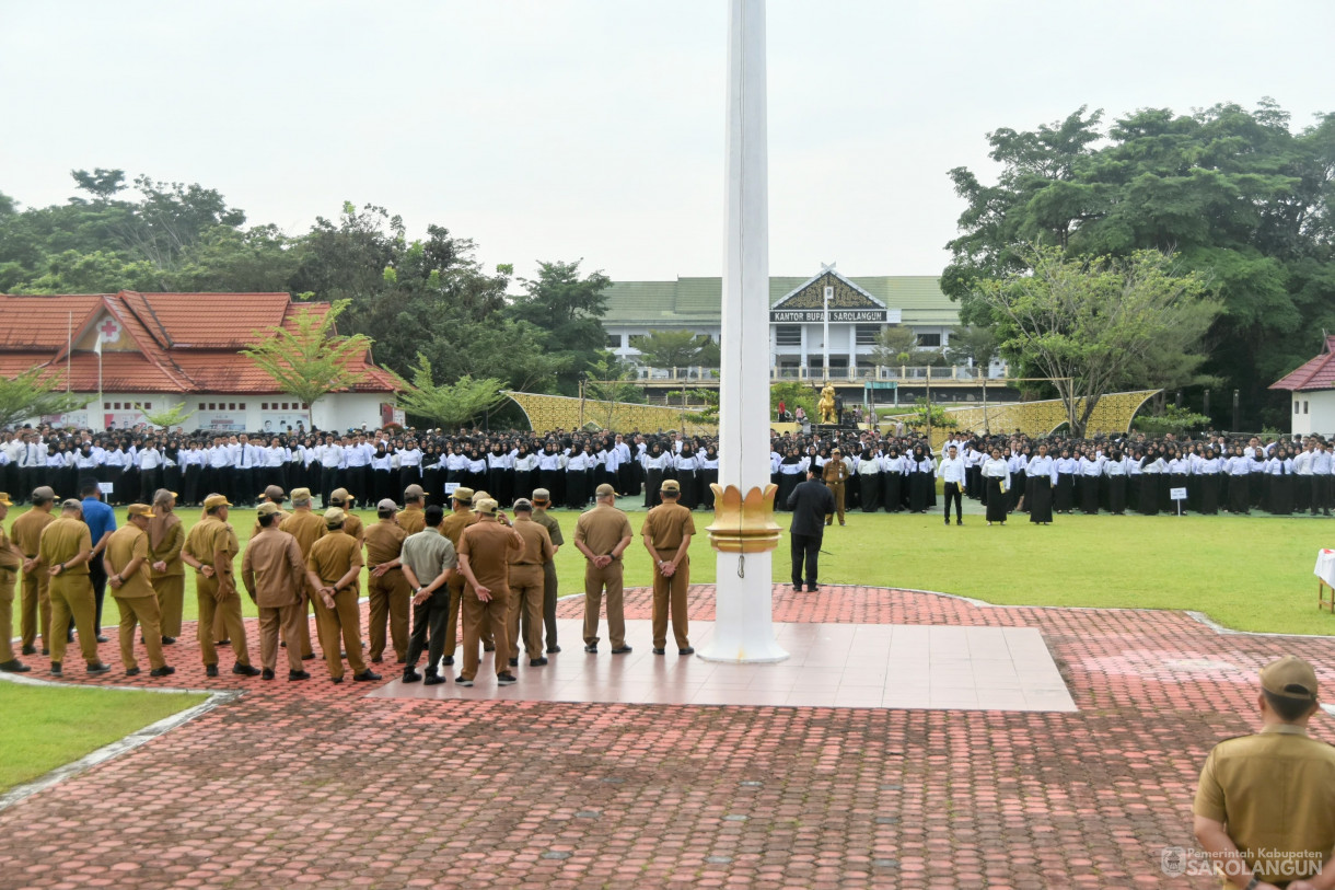 27 Mei 2024 - Apel Gabungan Dan Penyerahan SK PPPK Formasi Tahun 2023 Di Lapangan Gunung Kembang Sarolangun