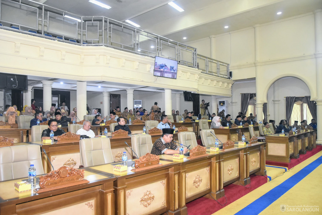28 Juli 2025 - Rapat Paripurna Tingkat I Tahap 2 di Gedung DPRD Kabupaten Sarolangun