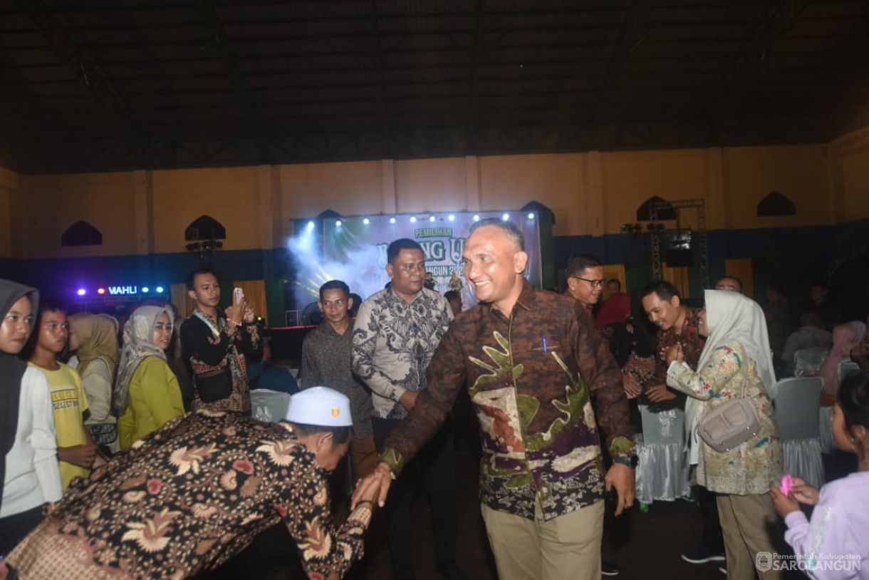 6 Oktober 2025 Pemilihan Bujang Upik Sarolangun 2025 di Lapangan Tenis Indoor KONI Sarolangun