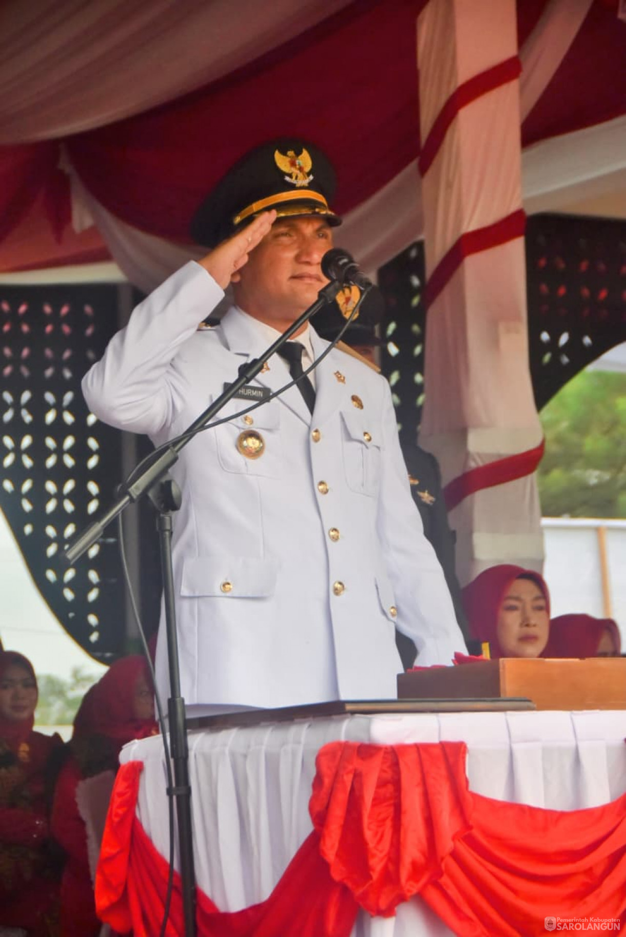 17 Agustus 2025&nbsp; Upacara Peringatan HUT RI ke 80 di Lapangan Gunung Kembang