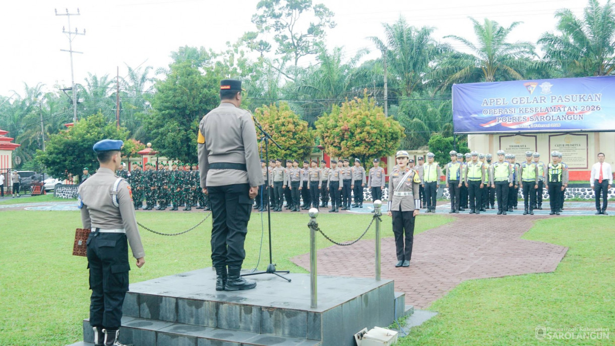 2 Februari 2026&nbsp; Apel Gelar Pasukan Operasi Kepolisian Dengan Sandi Keselamatan Tahun 2026
