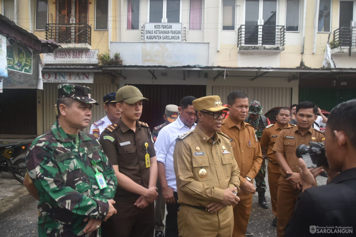 23 Desember 2024 - Sidak Pasar Menjelang Nataru, Bertempat di Pasar Atas Sarolangun