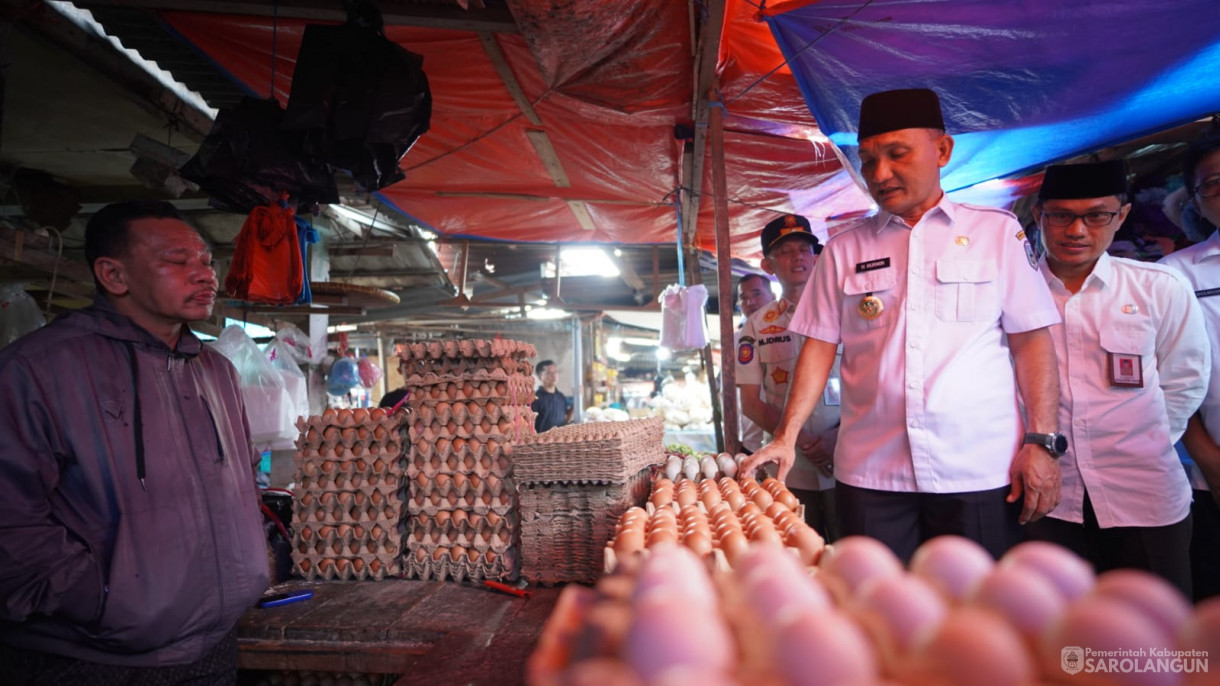 26 Maret 2025 -&nbsp;Sidak Pasar Menjelang Hari Raya Idul Fitri di Pasar Atas Sarolangun