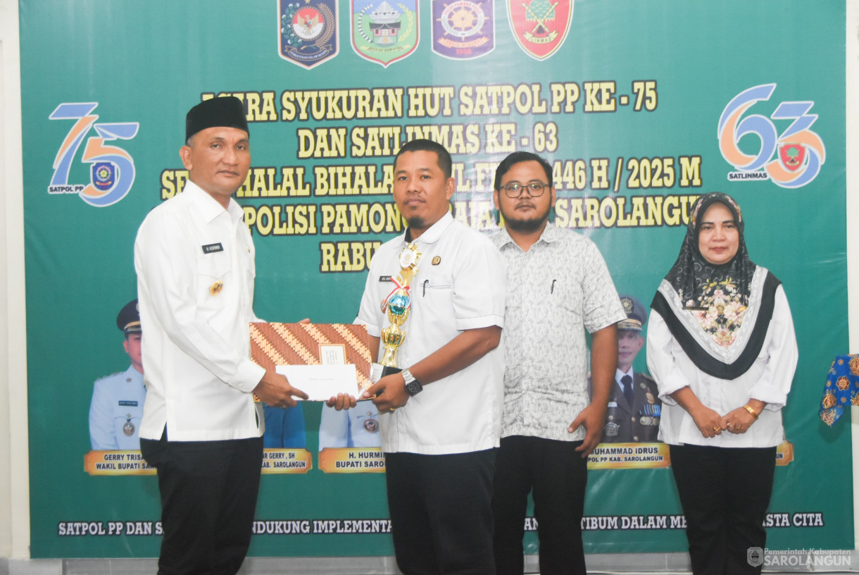30 April 2025 - Syukuran HUT Satpol PP Ke 75 Tahun dan Satlinmas ke 63