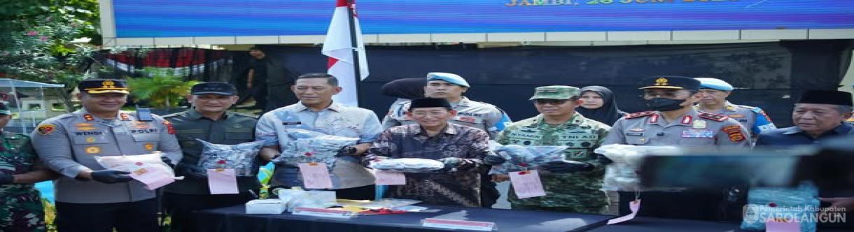 27 Juni 2026 Pemusnahan Barang Bukti Narkotika dalam Rangka Hari Anti Narkotika Nasional Tahun 2026 di Polda Jambi