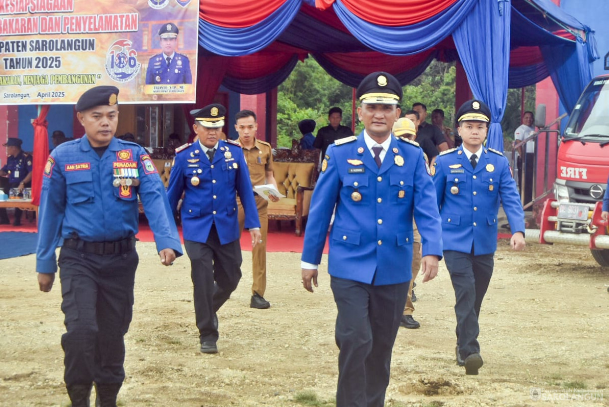 21 April 2025 -&nbsp;Apel Peringatan HUT Damkar Ke 106 Tingkat Kabupaten Sarolangun