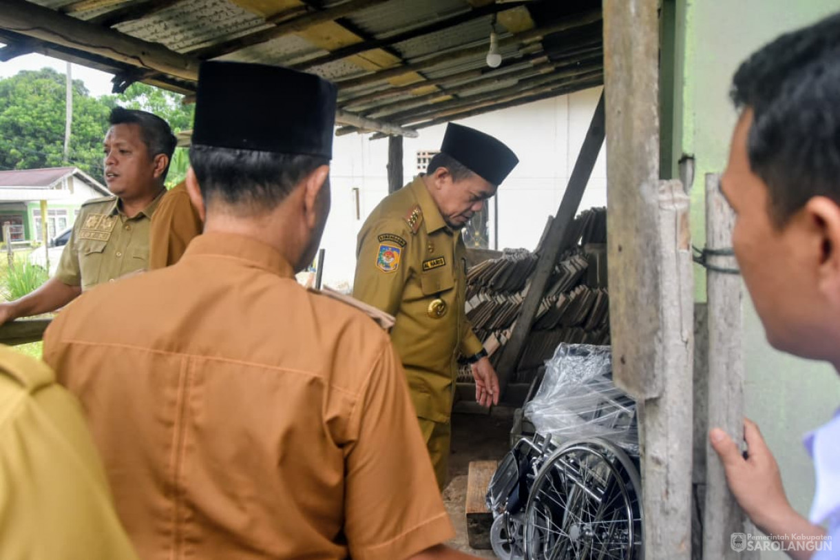 6 Oktober 2025 Pemberian Bantuan Kursi Roda bertempat Simpang Pelawan Kecamatan Pelawan