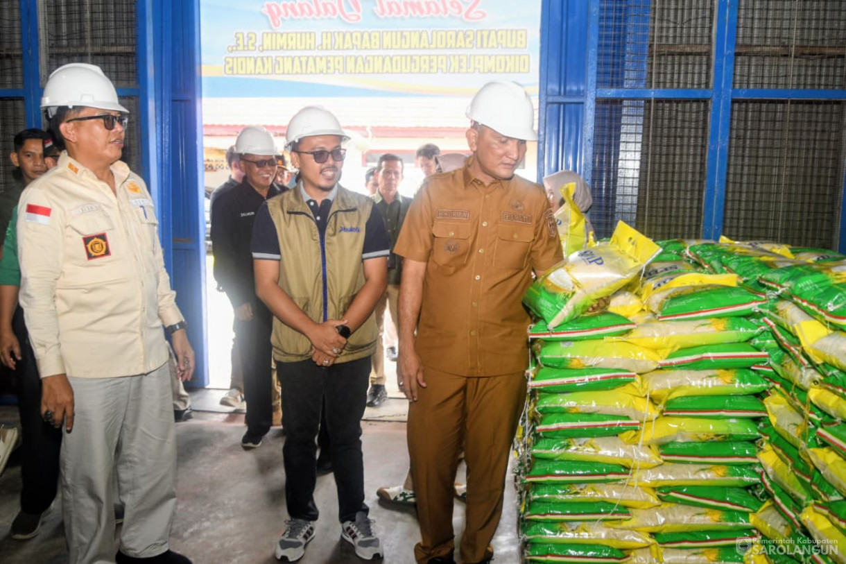 Monitoring Cadangan Beras di Bulog Merangin Dalam Rangka Menghadapi Natal Tahun 2025 dan Tahun Baru 2026