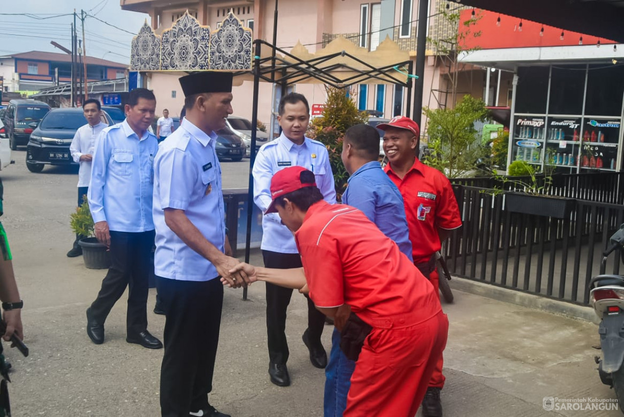 26 Maret 2025 -&nbsp;Sidak Pasar Menjelang Hari Raya Idul Fitri di Pasar Atas Sarolangun