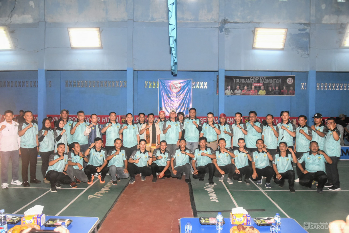 26 Juli 2025 - Pembukaan Turnamen PBSI Cup Tahun 2025 dan Pengukuhan Pengurus PBSI Sarolangun di Hall Pemda Sarolangun