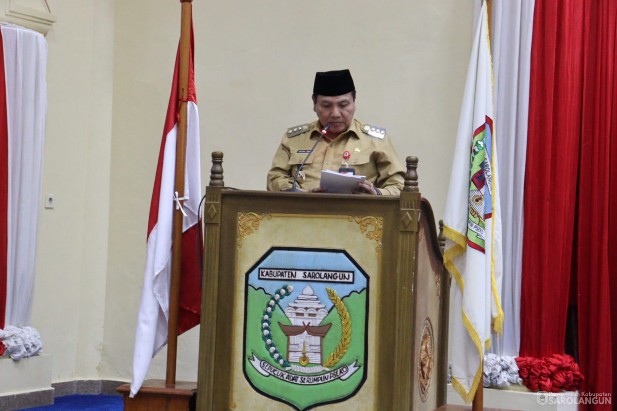 26 Agustus 2024 -&nbsp;Rapat Paripurna Tingkat I Tahap III Tanggapan dan Jawaban Eksekutif Terhadap Pandangan Umum Fraksi DPRD tentang Ranperda APBDP Kab. Sarolangun TA.2024 dan Ranperda RPJPD Tahun 2025 sd 2045