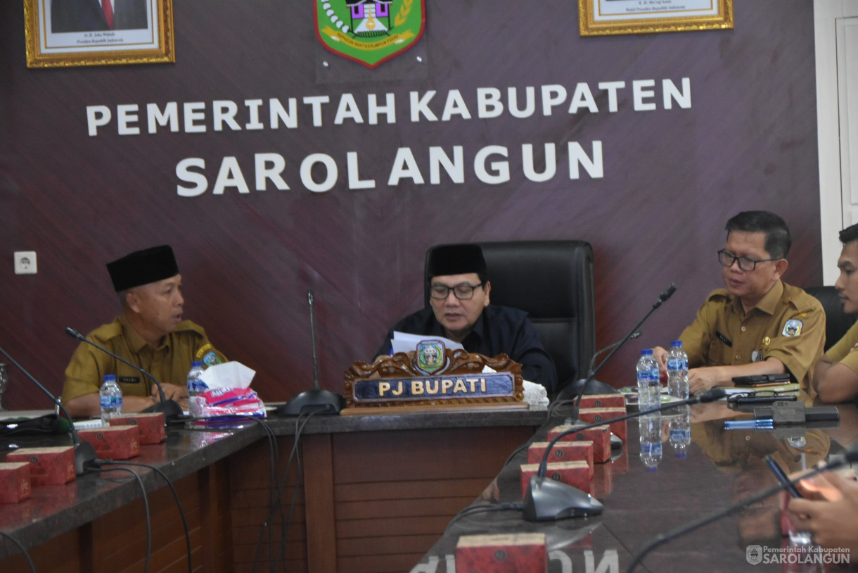 4 Juni 2024 - Rapat TPID Di Ruang Pola Utama Kantor Bupati Sarolangun