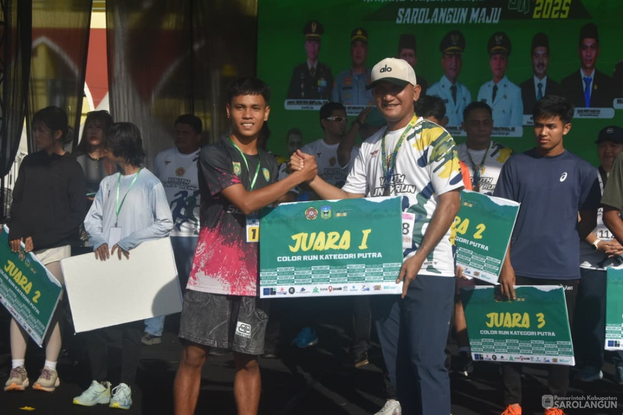7 Desember 2025 Kegiatan Lomba Lari Kategori 5k Dalam Dangka Memeriahkan HUT Kab Sarolangun ke 26 Tahun 2025