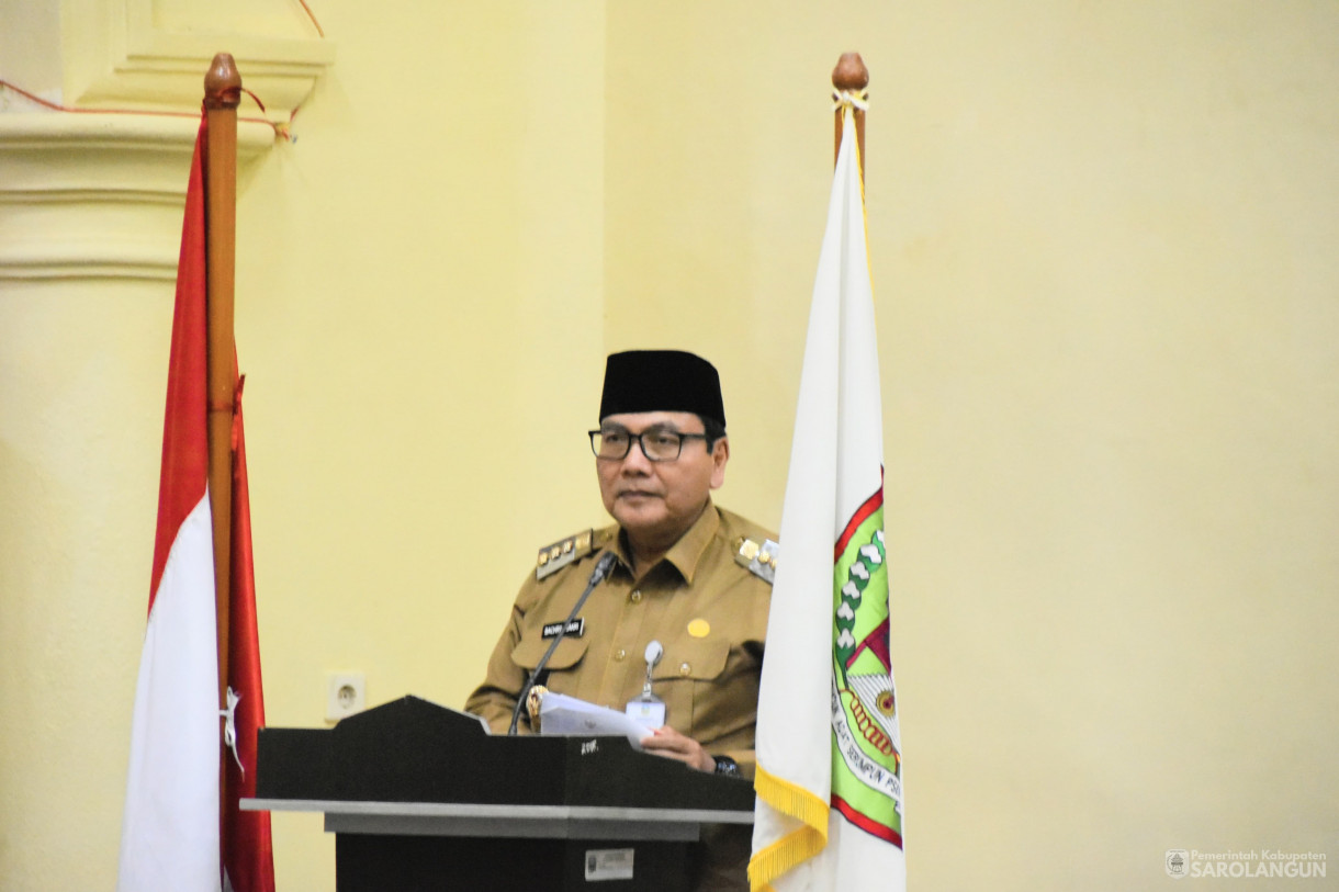 20 November 2023&nbsp; - Penjabat Bupati Sarolangun Menghadiri Rapat Paripurna Tahap I Tingkat I di Gedung DPRD Sarolangun