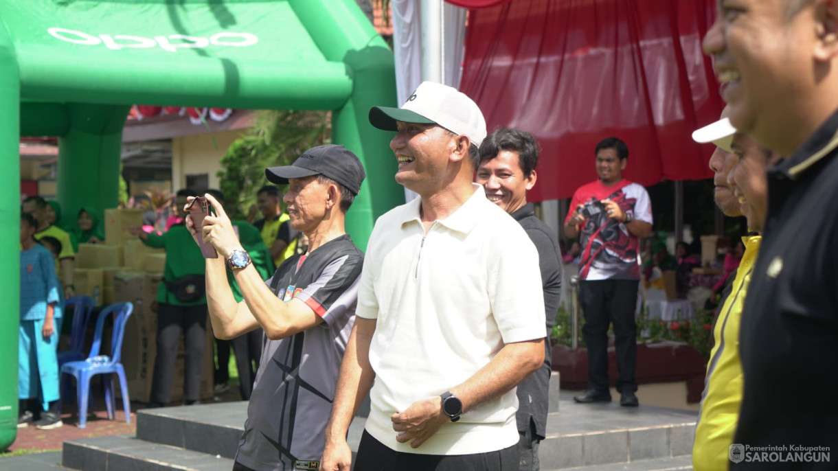 20 Juni 2025 - Bupati Sarolangun Hurmin Hadiri Olahraga Bersama Sambut HUT Bhayangkara ke 79 Tahun 2025&nbsp;