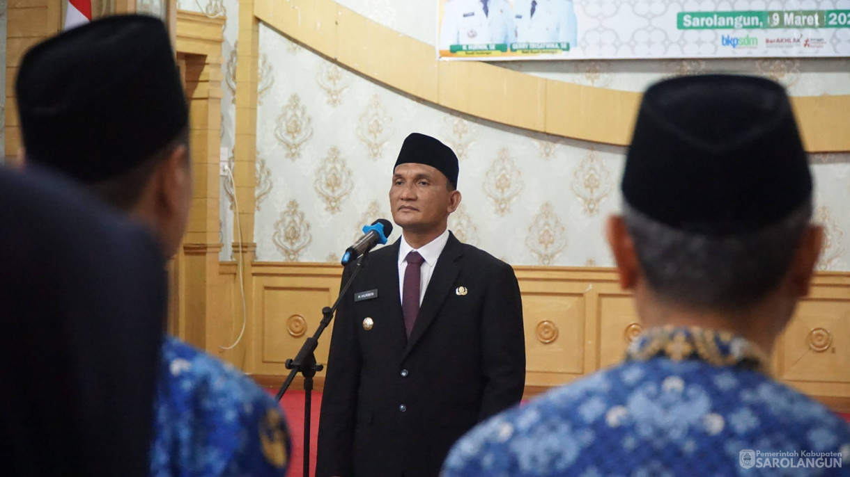 9 Maret 2026&nbsp;Pelantikan dan Pengambilan Sumpah Janji Jabatan Pejabat Administrator dan Pengawas di Lingkungan Pemkab Sarolangun