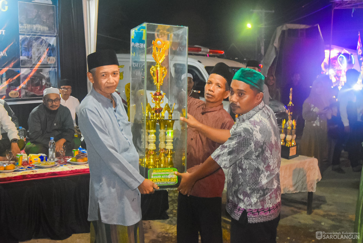 30 Maret 2025 - Pembukaan Pawai Akbar Keliling Idul Fitri 1446 H Bertempat di Masjid Jami Attaqwa Dusun II Sido Mulyo Desa Pasar Singkut&nbsp;