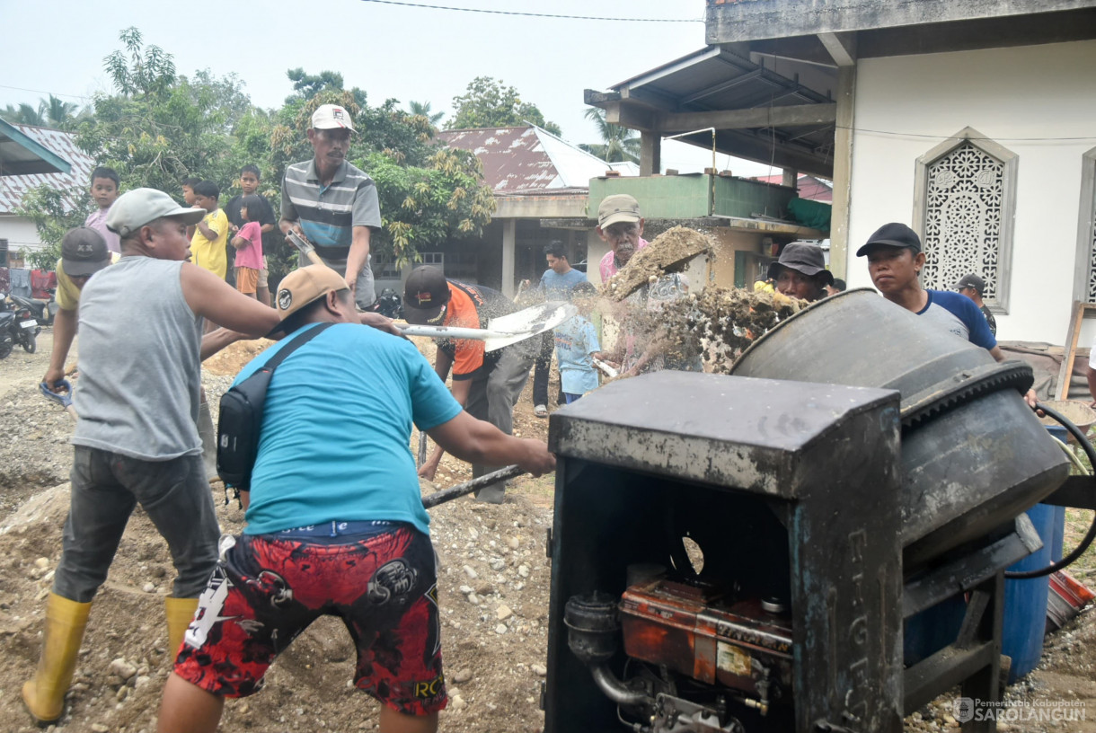 28 Juni 2025 -&nbsp;Gotong Royong Pembangunan Tempat Wudhu dan Toilet Masjid Jami Attaufiq Tanjung Rambai