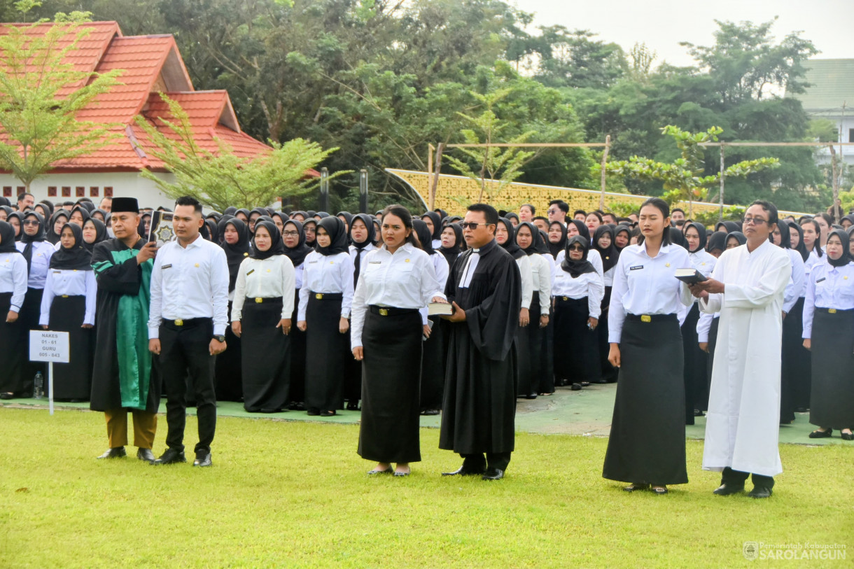 27 Mei 2024 - Apel Gabungan Dan Penyerahan SK PPPK Formasi Tahun 2023 Di Lapangan Gunung Kembang Sarolangun