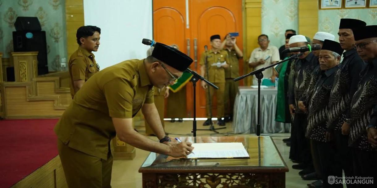 13 Juli 2026 Pelantikan Dewan Hakim dan Panitera Musabaqah Tilawah Quran Ke XXII Tingkat Kabupaten Sarolangun Tahun 2026