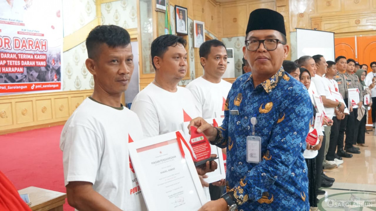 Gebyar Donor Darah Dukung Penuh Program PMI Sarolangun