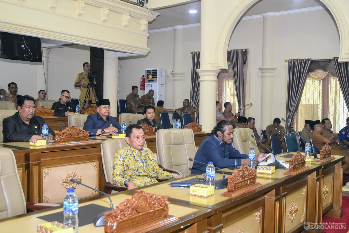 28 Juli 2025 - Rapat Paripurna Tingkat I Tahap 2 di Gedung DPRD Kabupaten Sarolangun