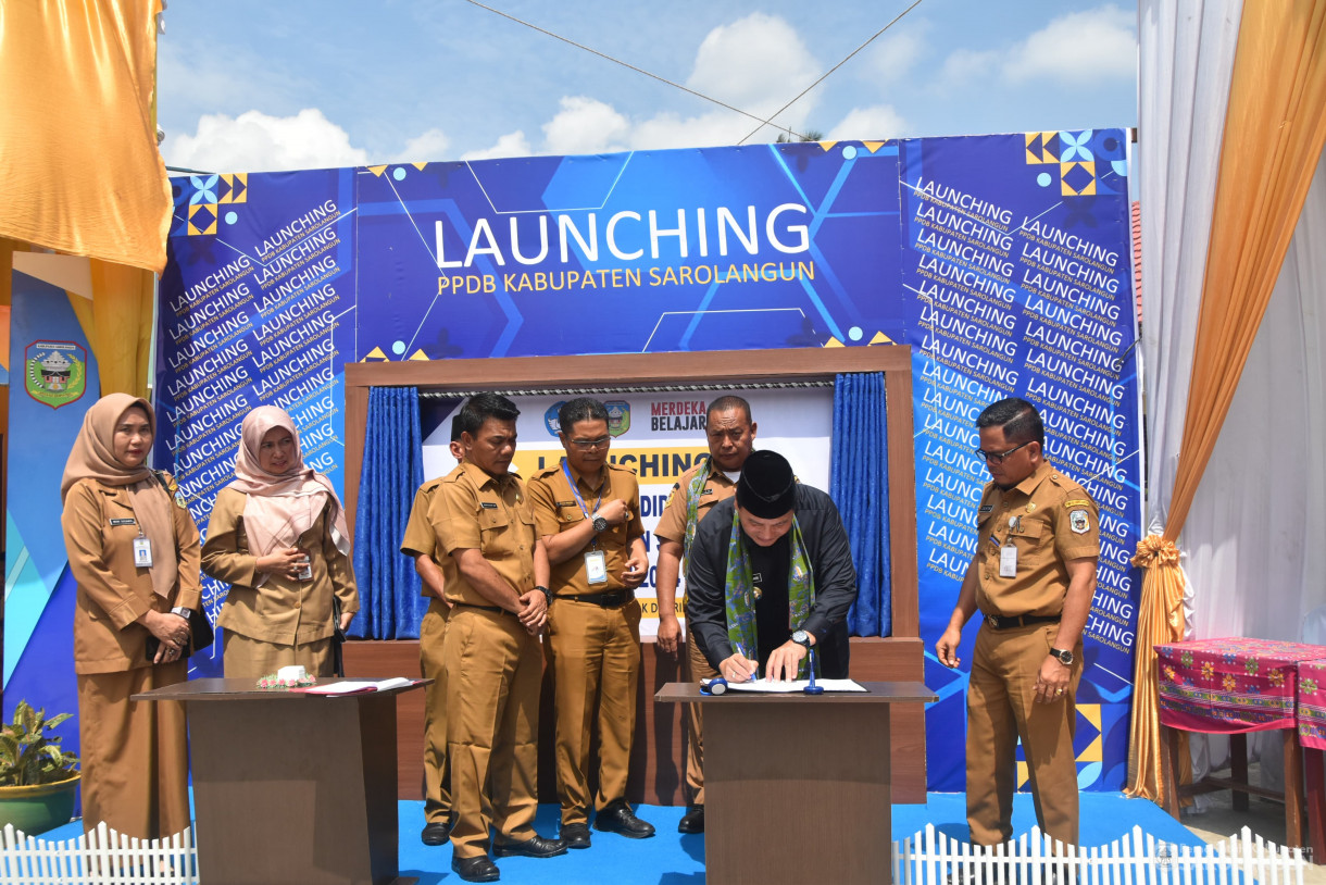 24 Juni 2024 - Launching PPDB, Penerimaan Peserta Didik Baru Kabupaten Sarolangun, Bertempat di SMPN 3 Sarolangun Kecamatan Singkut