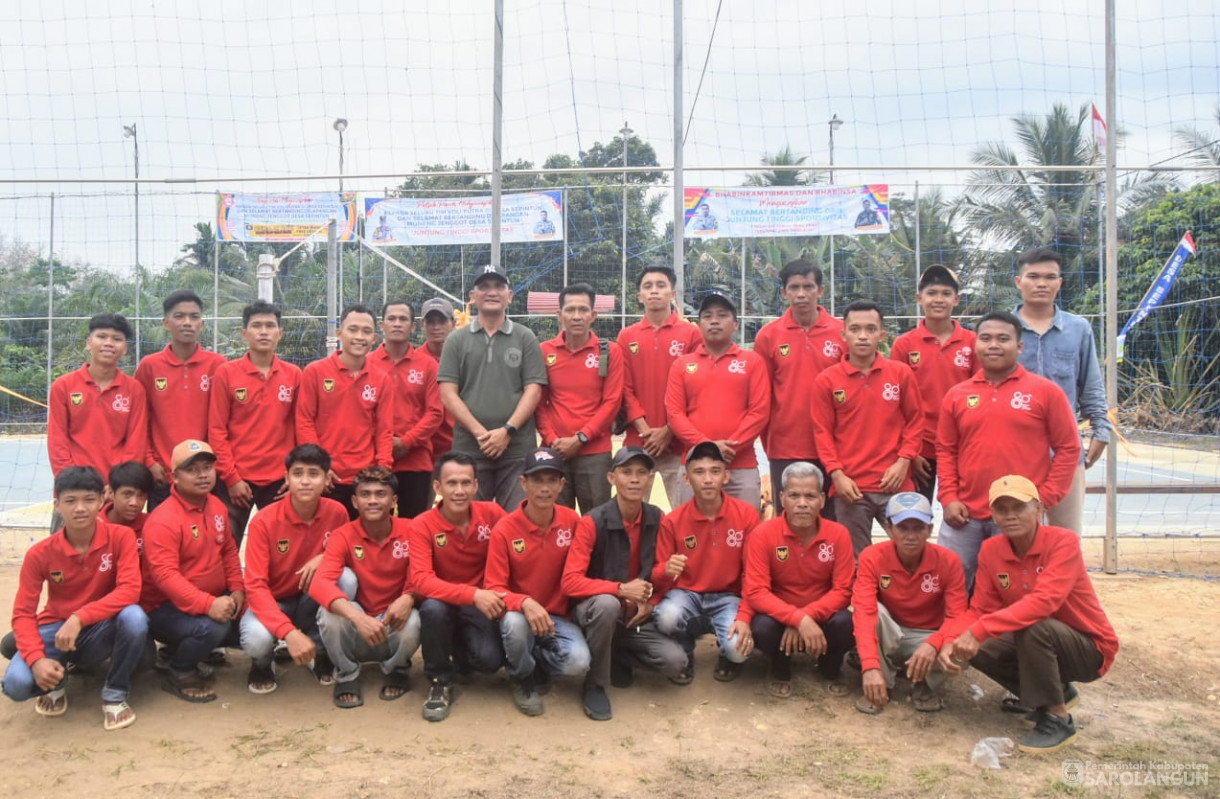 26 Juli 2025 - Pembukaan Turnamen Semi Open Voly di Lapangan Moneng Janggut Desa Sepintun