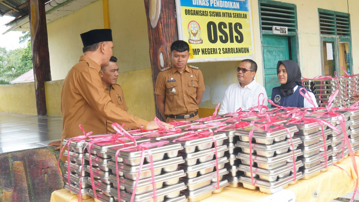 7 April 2026 Grand Opening SPPG Aurgading dan Monitoring Pemberian Makan Bergizi Gratis di SMPN 2 Sarolangun