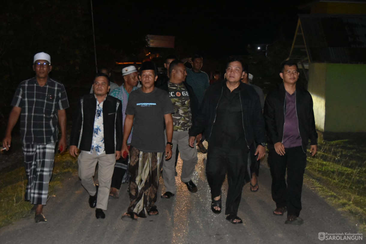 22 September 2023 - Penjabat Bupati Sarolangun Meninjau Lokasi Kenduri Swarnabumi Junjung Pusako di Desa Tanjung Gagak Kecamatan Bathin VIII