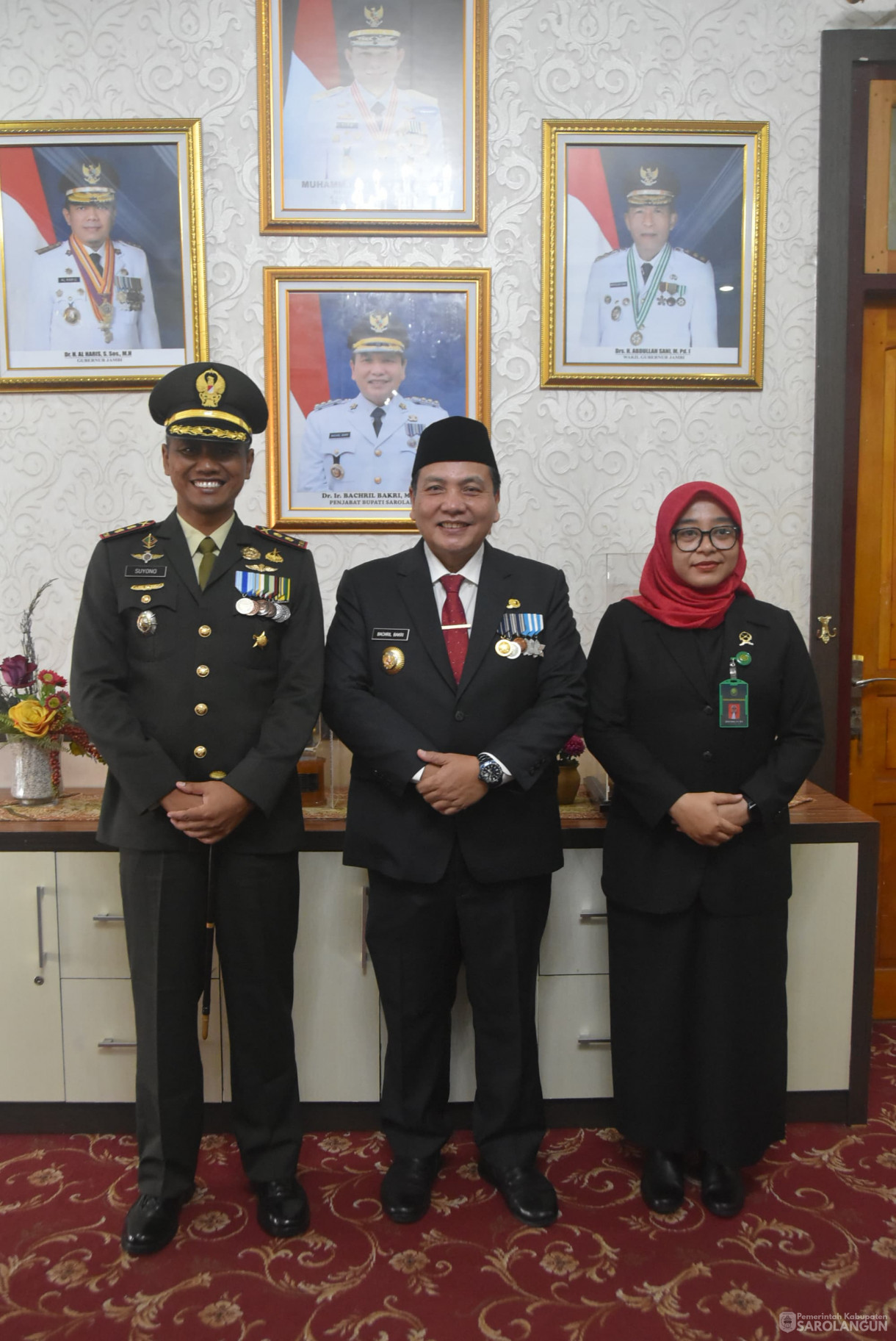 17 Agustus 2024 -&nbsp;Upacara Penurunan Bendera Merah Putih Dalam Rangka HUT RI Ke 79, Bertempat di Lapangan Gunung Kembang Sarolangun
