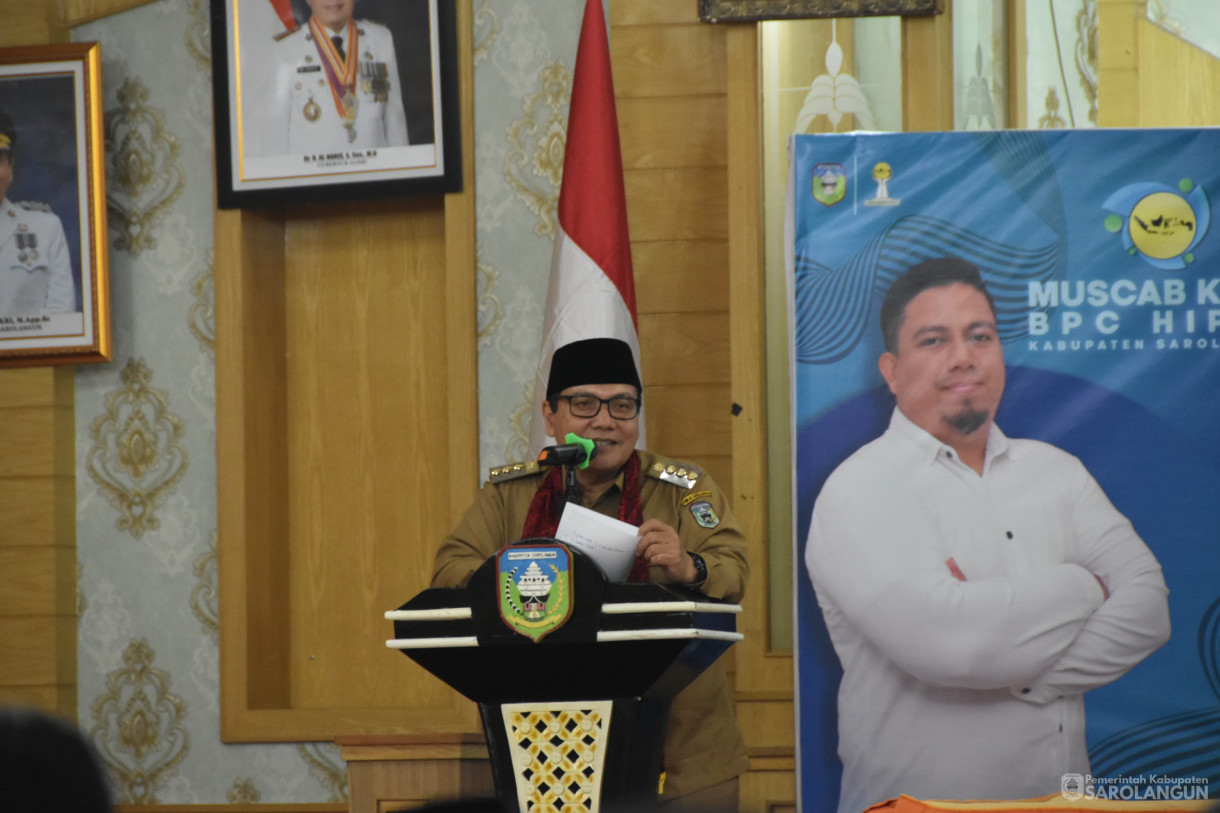 23 Januari 2024 - Musyawarah Cabang Ke VI BPC Hipmi Kabupaten Sarolangun Di Ruang Aula Utama Kantor Bupati Sarolangun